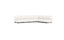Load image into Gallery viewer, Luna - Sectional - Snowdrift - High Arms - Low Legs