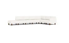 Load image into Gallery viewer, Luna - Sectional - Snowdrift - Low Arms - Tall Legs