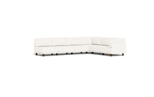 Load image into Gallery viewer, Luna - Sectional - Snowdrift - High Arms - Low Legs