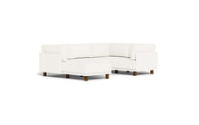 Load image into Gallery viewer, Luna - Sectional - Snowdrift - High Arms - Low Legs