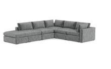 Load image into Gallery viewer, Ciello XL - Sectional - Basalt - Regular Arms