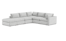 Load image into Gallery viewer, Ciello XL - Sectional - Limestone - Regular Arms