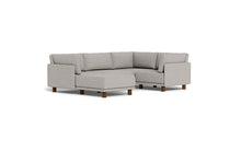 Load image into Gallery viewer, Luna - Sectional - Dream Grey - High Arms - Low Legs
