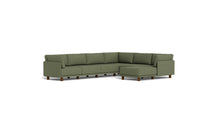 Load image into Gallery viewer, Luna - Sectional - Moss Green - High Arms - Low Legs