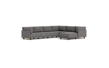 Load image into Gallery viewer, Luna - Sectional - Storm Grey - High Arms - Low Legs