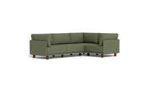 Load image into Gallery viewer, Luna - Sectional - Moss Green - High Arms - Low Legs