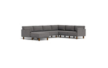 Load image into Gallery viewer, Luna - Sectional - Storm Grey - Low Arms - Tall Legs