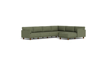 Load image into Gallery viewer, Luna - Sectional - Moss Green - Low Arms - Low Legs