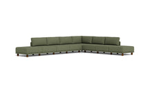 Load image into Gallery viewer, Luna - Sectional - Moss Green - High Arms - Low Legs