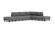Load image into Gallery viewer, Luna - Sectional - Storm Grey - High Arms - Low Legs