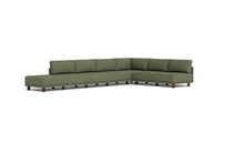 Load image into Gallery viewer, Luna - Sectional - Moss Green - High Arms - Low Legs
