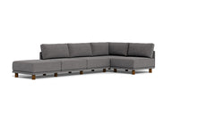 Load image into Gallery viewer, Luna - Sectional - Storm Grey - High Arms - Low Legs