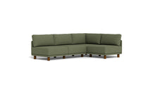 Load image into Gallery viewer, Luna - Sectional - Moss Green - High Arms - Low Legs