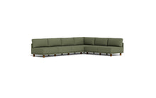 Load image into Gallery viewer, Luna - Sectional - Moss Green - High Arms - Low Legs