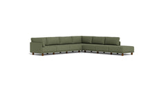 Load image into Gallery viewer, Luna - Sectional - Moss Green - High Arms - Low Legs