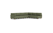 Load image into Gallery viewer, Luna - Sectional - Moss Green - Low Arms - Low Legs
