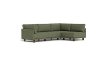 Load image into Gallery viewer, Luna - Sectional - Moss Green - High Arms - Low Legs