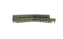 Load image into Gallery viewer, Luna - Sectional - Moss Green - Low Arms - Tall Legs