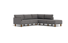 Load image into Gallery viewer, Luna - Sectional - Storm Grey - Low Arms - Tall Legs