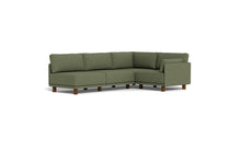 Load image into Gallery viewer, Luna - Sectional - Moss Green - Low Arms - Low Legs