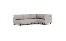Load image into Gallery viewer, Luna - Sectional - Dream Grey - High Arms - Low Legs