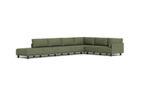 Load image into Gallery viewer, Luna - Sectional - Moss Green - High Arms - Low Legs