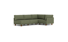 Load image into Gallery viewer, Luna - Sectional - Moss Green - High Arms - Low Legs