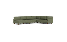 Load image into Gallery viewer, Luna - Sectional - Moss Green - High Arms - Low Legs