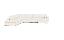Load image into Gallery viewer, Ciello XL - Sectional - Opal White - Regular Arms
