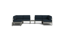 Load image into Gallery viewer, Mistral - Sectional - Graphite - Block - Cool Water