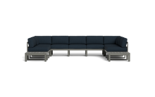 Load image into Gallery viewer, Mistral - Sectional - Graphite - Block - Cool Water