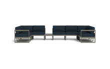 Load image into Gallery viewer, Mistral - Sectional - Graphite - Block - Cool Water
