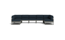Load image into Gallery viewer, Mistral - Sectional - Graphite - Block - Cool Water