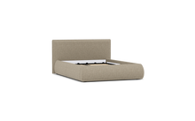 Load image into Gallery viewer, Ara Bed - Full - Upholstered - Flax Haven - Storage