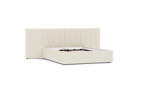 Load image into Gallery viewer, Ara Bed - Full - Upholstered - Snowdrift - Non-storage