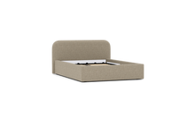 Load image into Gallery viewer, Ara Bed - Full - Upholstered - Flax Haven - Storage
