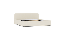 Load image into Gallery viewer, Ara Bed - King - Upholstered - Snowdrift - Storage