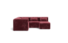 Load image into Gallery viewer, Atmosphere Sleeper Sofa & Sectional - Rounded Backrest - Bordeaux