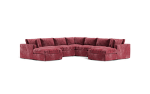 Load image into Gallery viewer, Ciello XL - Sectional - Bordeaux - Regular Backrest