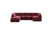 Load image into Gallery viewer, Ciello - Sectional - Bordeaux - High Angled