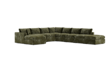 Load image into Gallery viewer, Ciello XL - Sectional - Sage - Regular Backrest