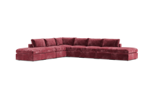 Load image into Gallery viewer, Ciello XL - Sectional - Bordeaux - Regular Backrest