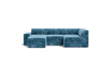 Load image into Gallery viewer, Atmosphere Sleeper Sofa & Sectional - Regular Backrest - Harbour Blue