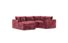 Load image into Gallery viewer, Ciello - Sectional - Bordeaux - Regular Backrest
