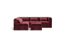 Load image into Gallery viewer, Atmosphere Sleeper Sofa & Sectional - Rounded Backrest - Bordeaux