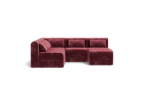 Load image into Gallery viewer, Atmosphere Sleeper Sofa & Sectional - Rounded Backrest - Bordeaux