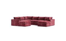 Load image into Gallery viewer, Ciello XL - Sectional - Bordeaux - Regular Backrest