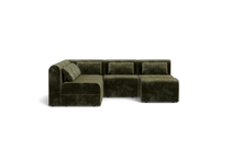 Load image into Gallery viewer, Atmosphere Sleeper Sofa & Sectional - Rounded Backrest - Sage