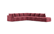 Load image into Gallery viewer, Ciello - Sectional - Bordeaux - High Angled