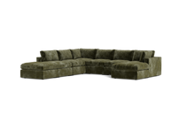 Load image into Gallery viewer, Ciello XL - Sectional - Sage - Regular Backrest